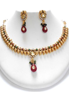 Polki Necklace Set